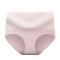 thumbnail image 3 of WTXUE Womens Panties High Waist Shapewear Tummy Control Bladder Control Underwear for Women s Cotton No Top Full Briefs Soft Breathable Ladies Ladies Underwear Panties Pink XL, 3 of 5