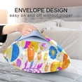 thumbnail image 4 of Satin Pillowcase Home Luxury Envelope Pillowcases Soft And Smooth 70s-Style Mushroom Pattern, 4 of 6