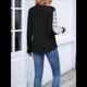 thumbnail image 4 of Camisas de Larga para Mujer, Blusas Informales de Negocios con Cuello en V, Camisetas de Moda para Otoño 2025. Ropa. Negro M, 4 of 10