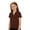 F-415Brown, variant on ZHOGXU Toddler Kids Girls Polo Shirt Solid Color Short Sleeve Lapel Breathable Lightweight Tee Top For Everyday Wear,WN,5-6 Years