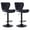 Classic Black, variant on CONCETTA Swivel Bar Stools Set of 2 with Adjustable Height, Leather with Backrest for Home Bar, Classic Black