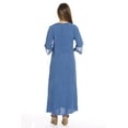 thumbnail image 2 of Riviera Sun Caftan / Caftans for Women (Denim / White, X-large), 2 of 2