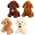 thumbnail image 5 of Realistic Stuffed Poodle Adorable Puppy Dog Soft Plush Toys Valentine's Day Christmas Holiday Birthday Gift for Toddler Kids,7/9.75inch, 5 of 5