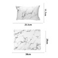 thumbnail image 2 of Reposabrazos para uñas, almohada de mano para manicura de mármol, almohadilla de mano de cuero PU, alfombrilla de escritorio plegable antideslizante, mesa de escritorio para Nail Artshape1, 2 of 5