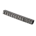 thumbnail image 4 of 30Sets Plastic Cubes Price Display Tags Adjustable Number Stand Frame Label Shop, 4 of 5