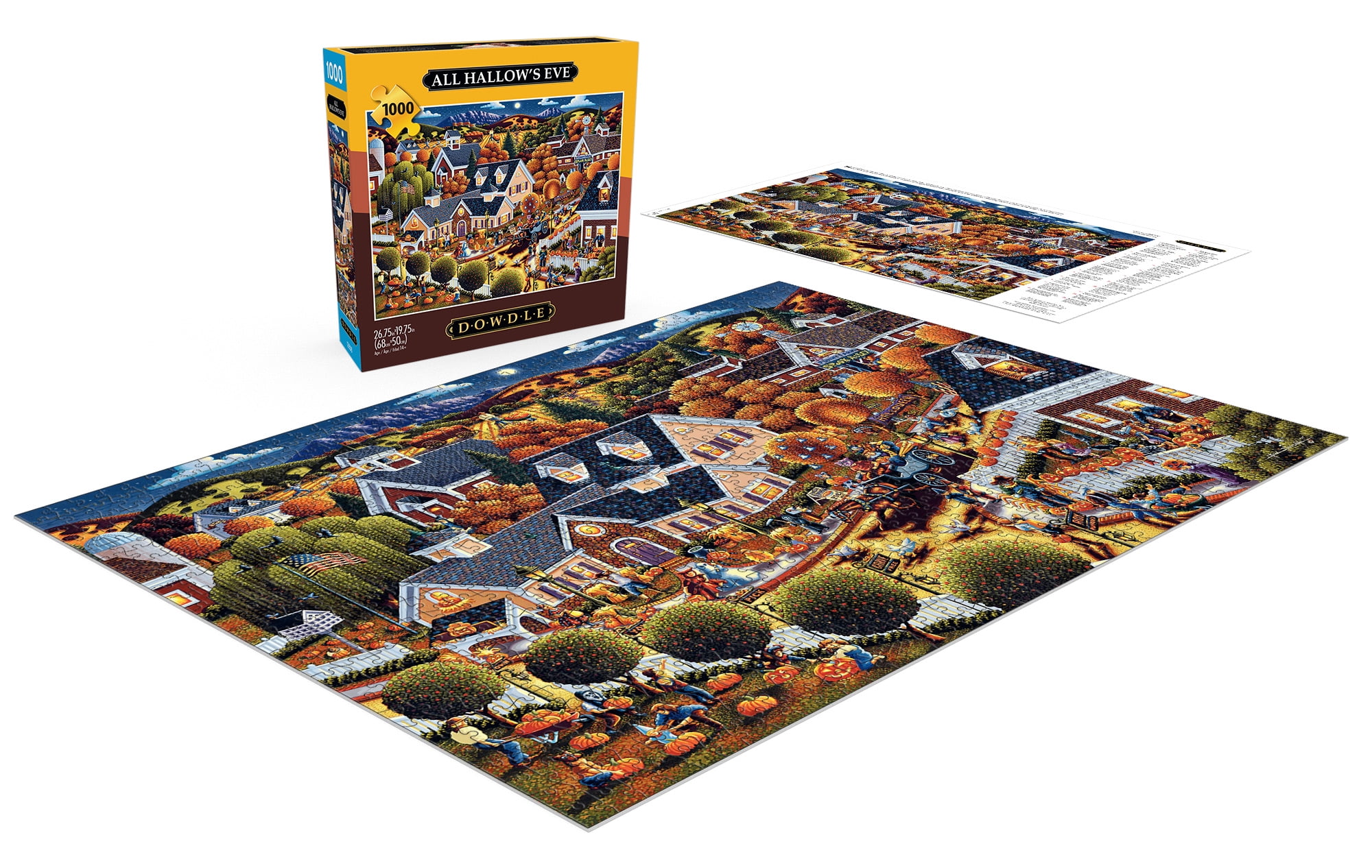 Buffalo Games 1000-Piece Dowdle All Hallow's Eve Interlocking Jigsaw Puzzle
