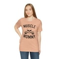 thumbnail image 5 of Muscle Mommy t-shirt Weightlifter mom cool skull gym mother workout tshirt, 5 of 7