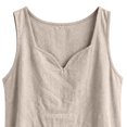 thumbnail image 5 of IUYRTFE Women V Neck Sleeveless Tank Top Loose Fit Casual Summer Blouse, 5 of 5