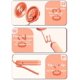 thumbnail image 4 of Miniventilador portátil 3 en 1 de mano, con clip o para cochecito, recargable por USB, para bebés, estudiantes, oficinas, hombres y mujeres, multifunción, pequeño ventilador personal (rosa), 4 of 4