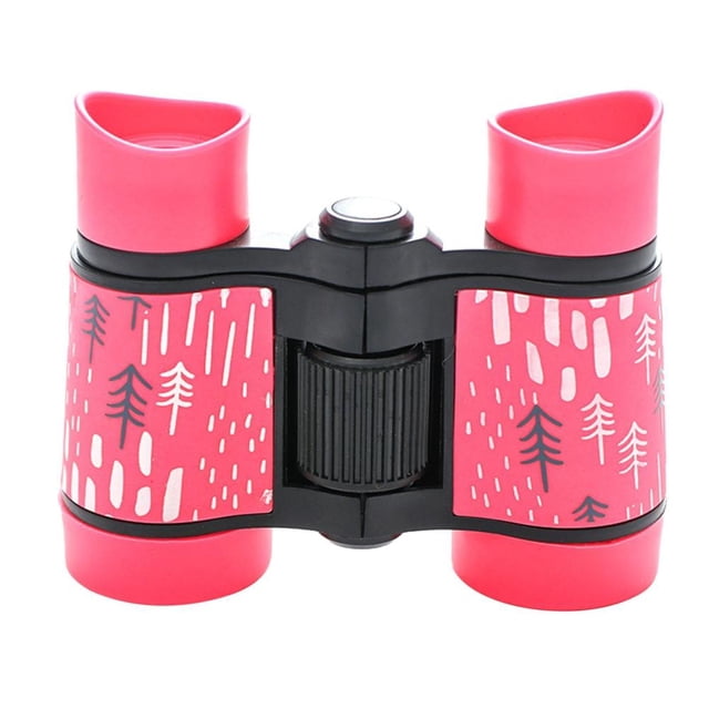 Feltree Portable 4 Magnification Lens Binoculars for 3-7 Years Old Kids Gift Telescope