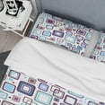 thumbnail image 4 of Designart 'Retro Square Design I' Mid-Century Modern Duvet Cover Set, 4 of 4