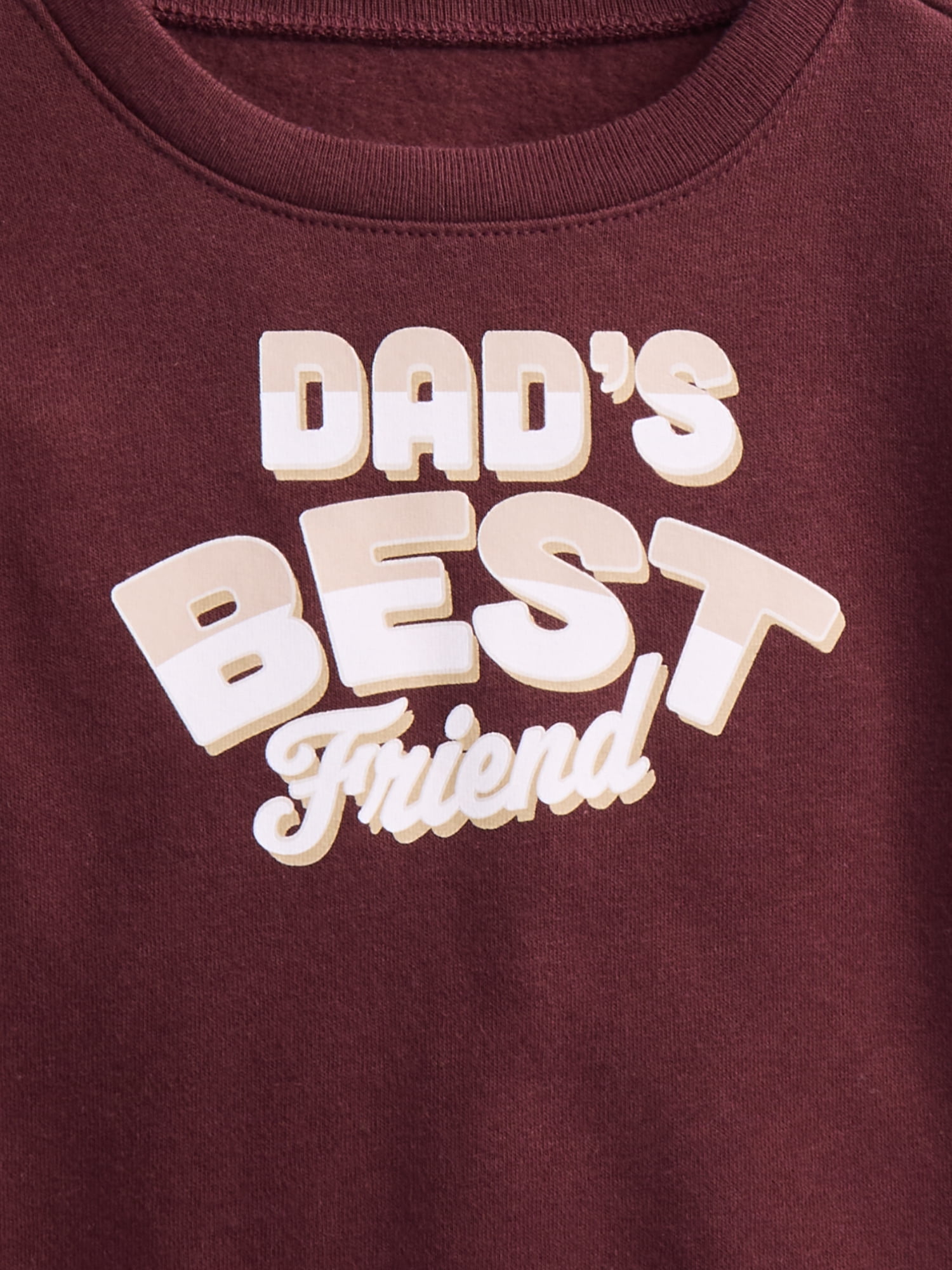 Wonder Nation Baby & Toddler Fleece Crewneck Sweatshirt, Sizes 6M-5T