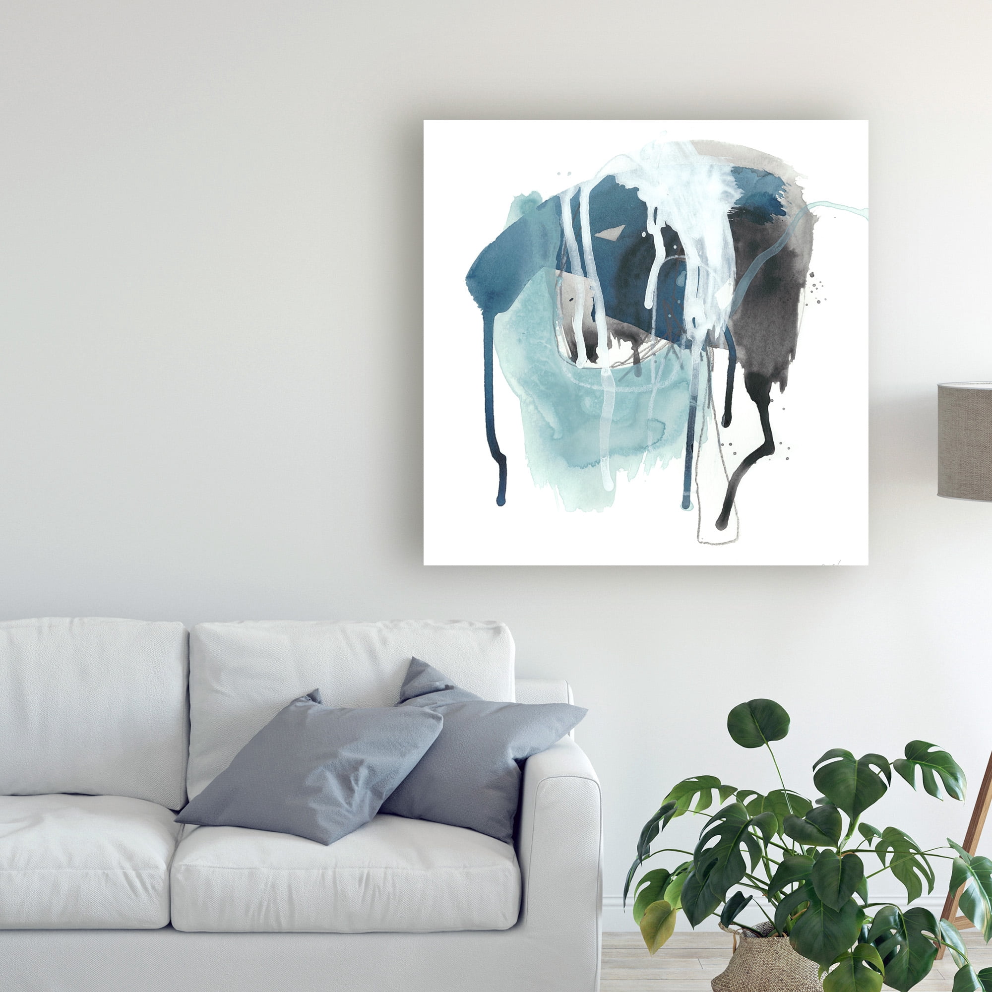 Trademark Fine Art 'Incidental Indigo VI' Canvas Art by June Erica Vess