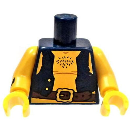 LEGO Dark Blue Open Shirt with Brown Belt and Anchor Tattoo on Arm Loose (The Best Anchor Tattoos)