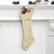 thumbnail image 4 of Decoración de calcetín de Navidad de punto grande | Hilo de poliéster suave | Adorno colgante de gran tamaño para árbol, repisa, barandilla | Bolsa de regalo de caramelos multiusos | Decoración, 4 of 6