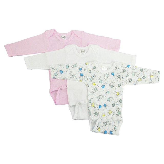 Bambini Grenouillère Imprimée à Manches Longues pour Fille, Assortiment, Nouveau-Né