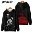 thumbnail image 1 of One Piece Peripheral Clothes For Men And Women, One Piece Luffy And Zoro Impression Fan Autumn And Winter Hooded Sweatshirt Plus Velvet, 1 of 5