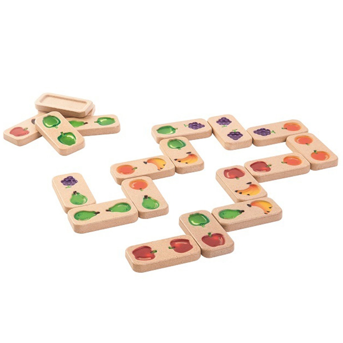 plan toys fruit and veggie domino