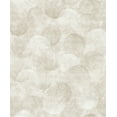 thumbnail image 1 of Rouleau de Papier Peint Abstrait Blanc, Ronds Bruns, Points, 1 of 2