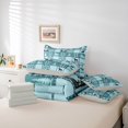 thumbnail image 6 of Homewish Boys Girls Animal Deer 7-Piece Twin Bedding Set - Plaid Woodland, 6 of 8