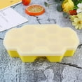 thumbnail image 6 of FUEENIRVA 2Pcs Yellow Silicone Ice Mold 12 Grids Honeycomb Shape Ice Grids Mold for Easy Storage, 6 of 8