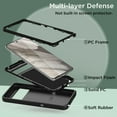 thumbnail image 3 of [PST] Google Pixel 8 Hard Defender Case, Triple 3 Layers Shockproof Heavy Duty Hard Defender Case Cover, 3 of 5