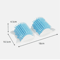 thumbnail image 3 of Cat Self Groomer Wall Corner Brushes, Soft Cat Corner Scratcher Self Grooming Massage Combs for Long Short Fur Cats Kitten, Pet Corner Groomers Massager Brush for Indoor Cats Puppy, 3 of 6