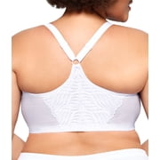 Glamorise Front-Closure T-Back WonderWire Underwire Bra 1246 (Womens & Womens Plus)