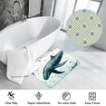 thumbnail image 3 of Whale Polyester Non-Slip Office Chair Mat Bath Rugs Floor Rugs Machine Washable, 3 of 6