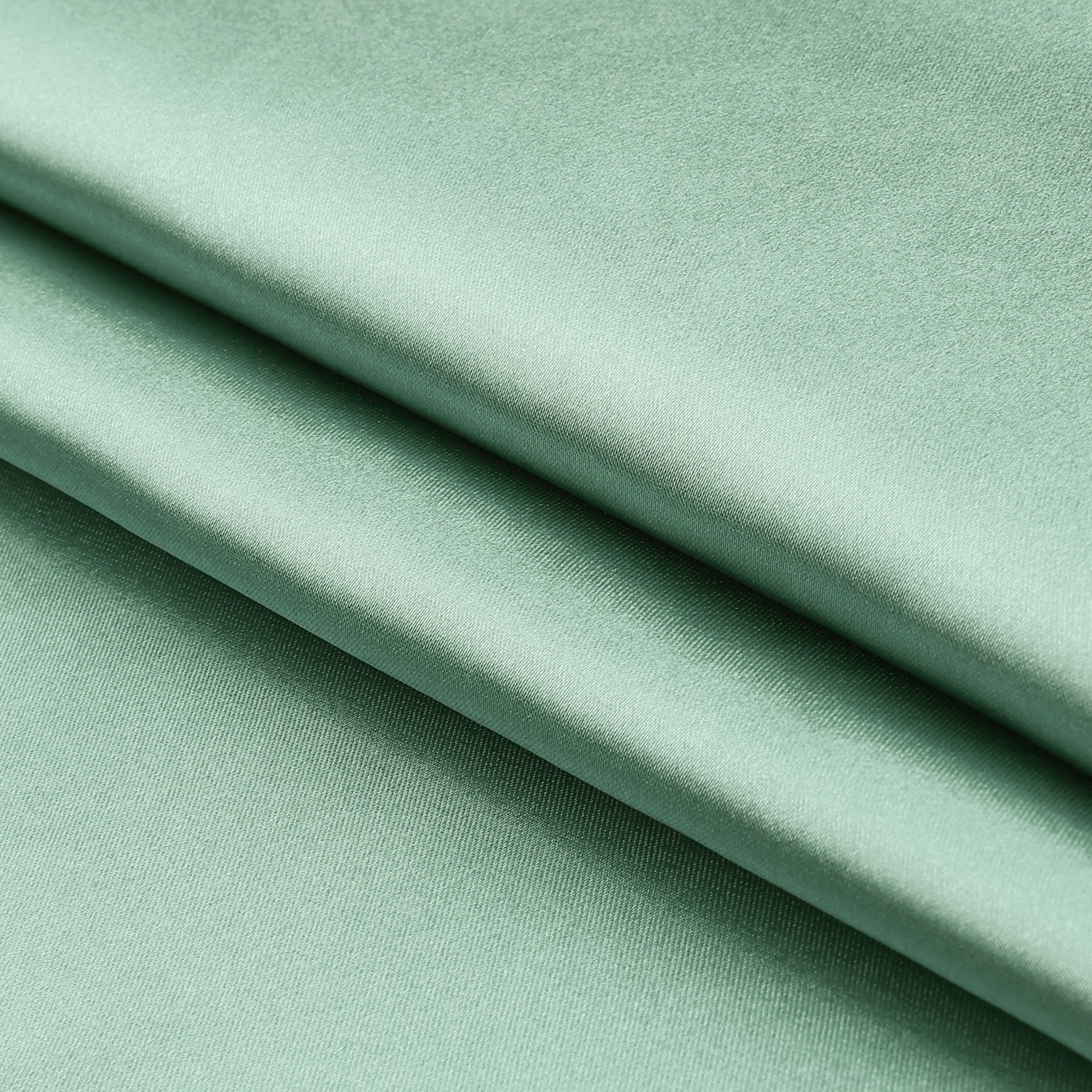 Unique Bargains Envelope Closure Soft and Smooth Satin Pillowcase (2 Count) Green Queen