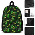 thumbnail image 3 of Bookbag Backpack 3 Pcs Set For Unisex Bookbag Bag For Unisex(Compatible With Cool green Video Game Weapon Gamer pattern), 3 of 6