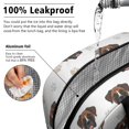 thumbnail image 5 of Boxer and Dog Paw Print White Insulated Leakproof Lunch Box for Work, Lunch Bag for Women Men, Loncheras Para Mujer for Beach Travel Picnic Camping, 5 of 6