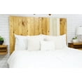 thumbnail image 4 of Barn Walls Boho Euro Mix Signature Design, Multicolored Solid Wood Headboard, Floating Panels, Wall Mount, Adjustable Height, Easy Assembly, King Size, 4 of 10