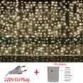 thumbnail image 3 of Guirnalda de luces LED de hadas para exteriores, impermeable, con forma de cascada, para decoración de patio, Navidad, bodas y fiestas, 3 of 5