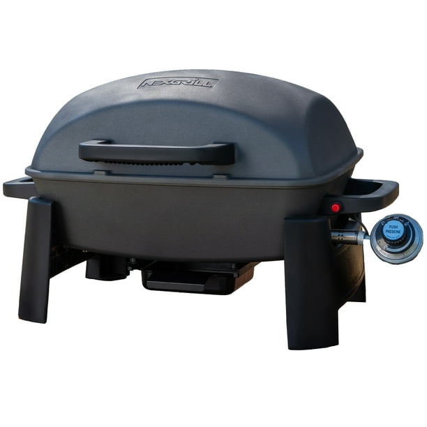 Nexgrill 1 Burner Cast Aluminum Tabletop Propane Gas Grill Black
