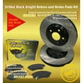 thumbnail image 2 of BK1083-5D Rear Premium E-Coat Drilled Rotors and Ceramic Pads, 2 of 9