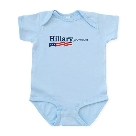 

CafePress - Hillary Clinton Stripes Infant Bodysuit - Baby Light Bodysuit Size Newborn - 24 Months