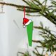 thumbnail image 4 of Letras acrílicas navideñas, adornos colgantes planos de acrílico para árbol de Navidad, colgante impreso de doble cara para árbol, coche y mochilas, 2D plano., 4 of 4