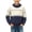 Gray, variant on Fesfesfes Boys Geometric Pattern Knit Sweater Crew Neck Long Sleeve Color Block Pullover Top for School Daily Wear