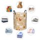 thumbnail image 4 of Fotbe Autumn and Thanksgiving Cesto de Ropa con Asas, Cesto Impermeable de Gran Capacidad, Bolsa de Lavado para Dormitorio, Cesto de Ropa con Ruedas y Asas-Small, 4 of 6