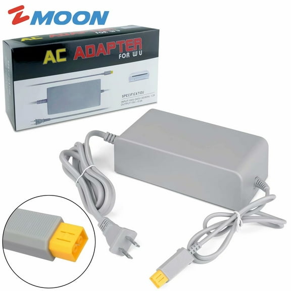 Charger for Nintendo Wii U WiiU AC Adapter Power Supply  for Nintendo Wii U Console US Plug 15V 5A