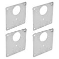 thumbnail image 3 of 4Set Hinge Plate Stainless Steel Hinge Side Plate Cabinet Door Hinge Repair Bracket for Home Kitchen, 3 of 9