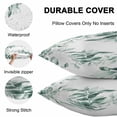 thumbnail image 4 of Waterproof Throw Pillow Covers Set of 2, 16x16 Inch Eucalyptus Leaves Decorative Pillowcases Outdoor Pillow Slip Cushion Covers Set for Couch Tent Country Botanical Plants Branches, 4 of 7