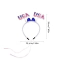 thumbnail image 3 of 4th of July Decorations Pet Bowknot Hat,Patriotic Pet Apparel Hat Headband Decor For Small Medium Dogs Cats Party,Photo Shooting,Holiday Gathering,5.12x4.33x1.26 Inch, 3 of 6
