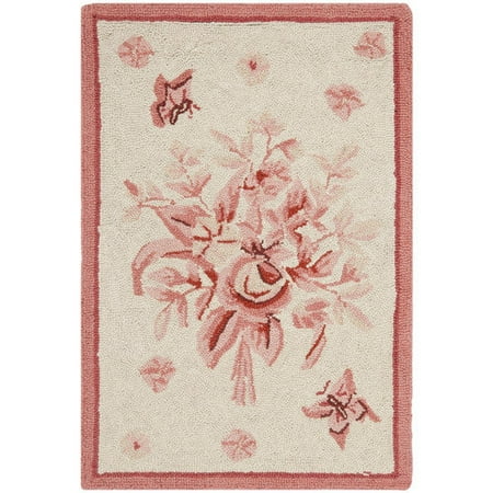 Safavieh Chelsea Ivory / Pink Rose Garden Area Rug