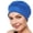 Royal Blue, variant on Beemo Swim Caps for Women Swimming Turban Polyester Latex Lined Pleated for Ladies - Royal Blue