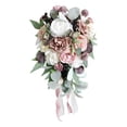 thumbnail image 3 of Ramo de Novia Artificial con Cascada, Ramo de Novia Decorativo con Forma de para Fiestas, Festivales Y Aniversarios., 3 of 9