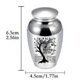 thumbnail image 3 of FCHEN small urn, pet ashes box, Life tree ashes jar, 3 of 9