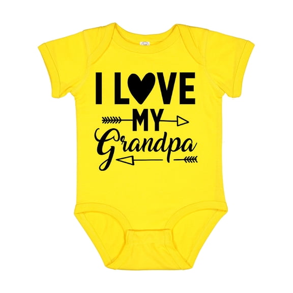 Inktastic I Love My Grandpa Boys or Girls Baby Bodysuit