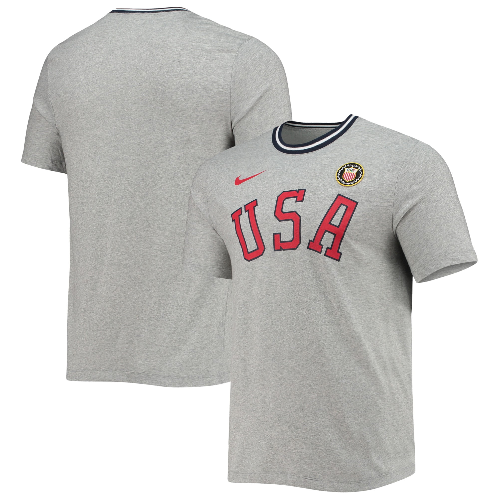 Investigación Limpiamente anfitriona Team USA Nike Olympic Heritage T-Shirt - Gray - Walmart.com